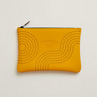 【素敵】HERMES Trousse Neobain Maillon Marin, moyen modele 素敵】HERMES Trousse Neobain Maillon Marin， moyen modele